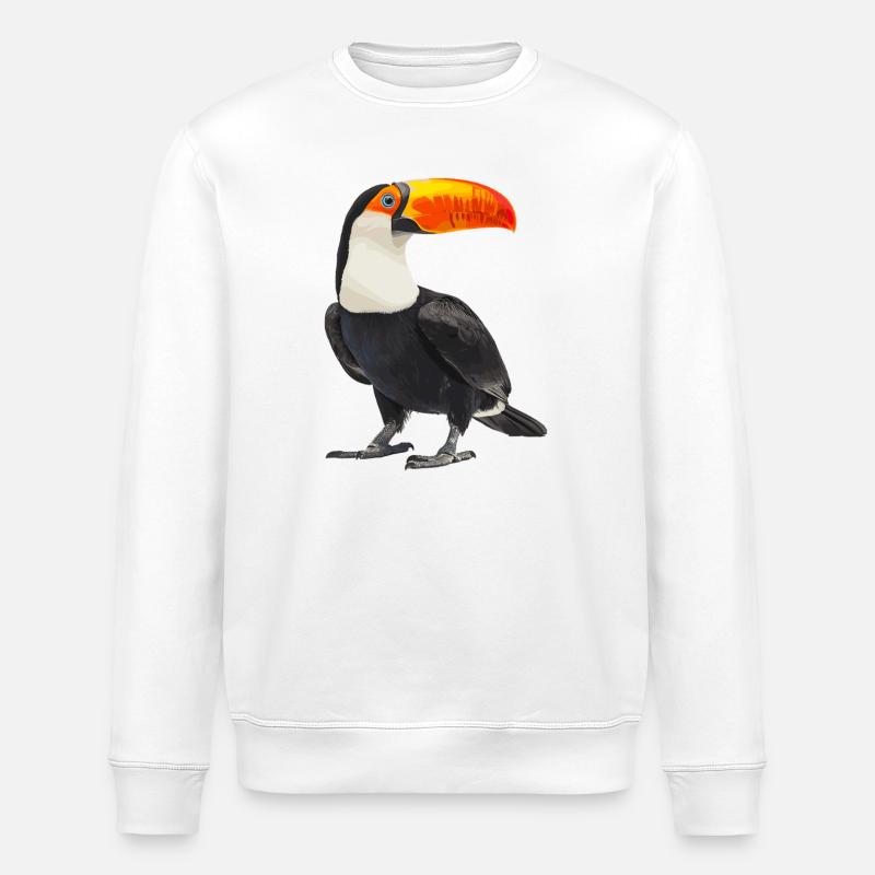 Toucans Toucan - Sweat bio ROLLER Stanley/Stella Unisexe - blanc