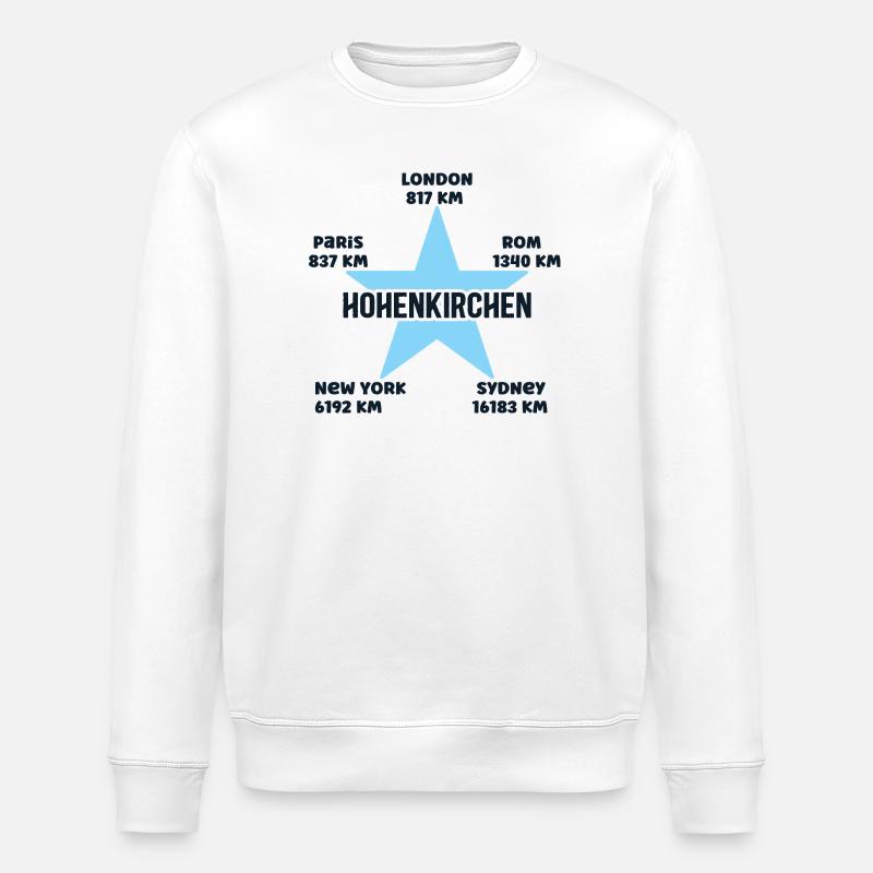 Hohenkirchen Mer Baltique Vacances Mecklembourg - Sweat bio ROLLER Stanley/Stella Unisexe - blanc
