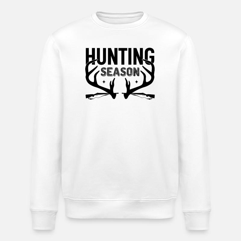 Jagdzeit - Stanley/Stella Unisex Bio-Sweatshirt ROLLER - Weiß