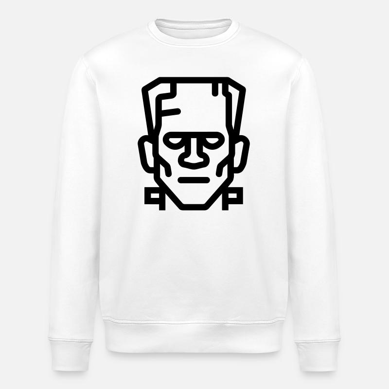 Monstre halloween - Sweat bio ROLLER Stanley/Stella Unisexe - blanc