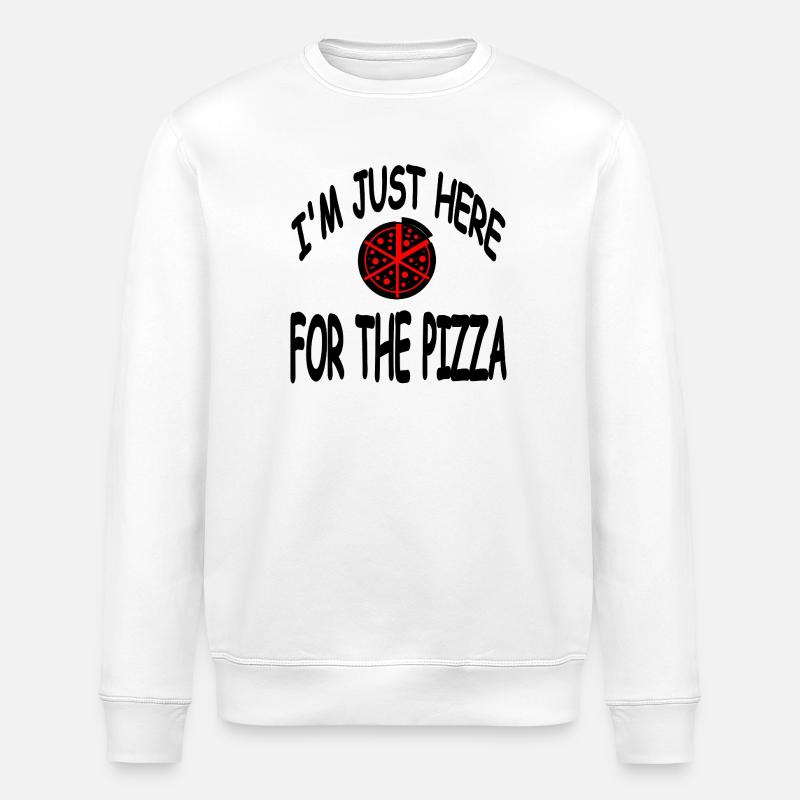 Pizza - Sweat bio ROLLER Stanley/Stella Unisexe - blanc