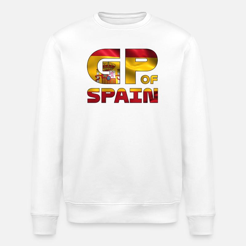 spain_gp - Stanley/Stella Unisex Bio-Sweatshirt ROLLER - Weiß
