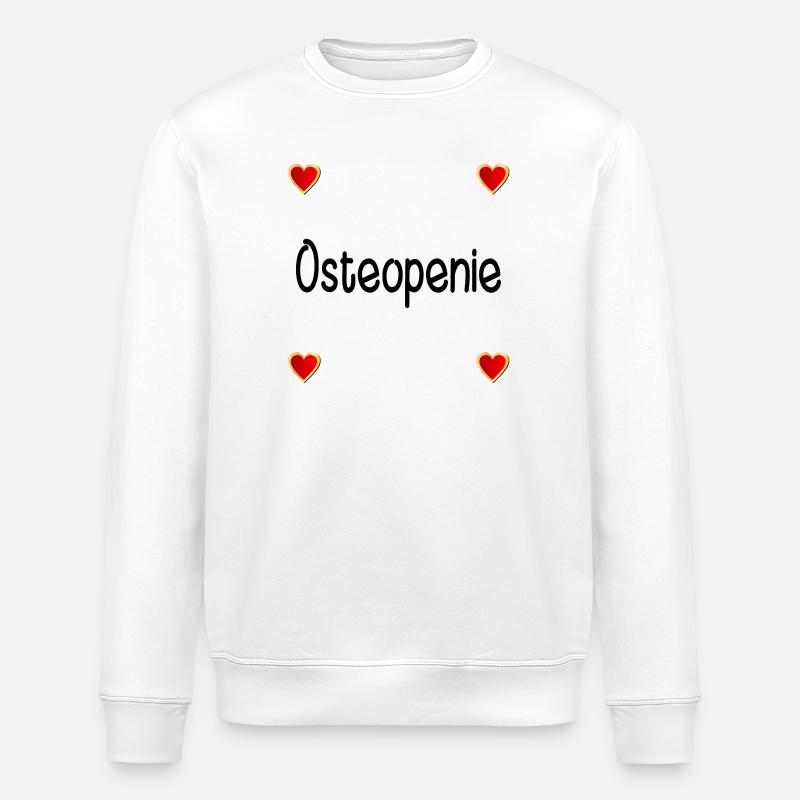 Osteopenie Knochenschwund - Stanley/Stella Unisex Bio-Sweatshirt ROLLER - Weiß