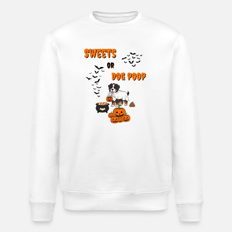 Trick or treat, Helloween - Sweat bio ROLLER Stanley/Stella Unisexe - blanc