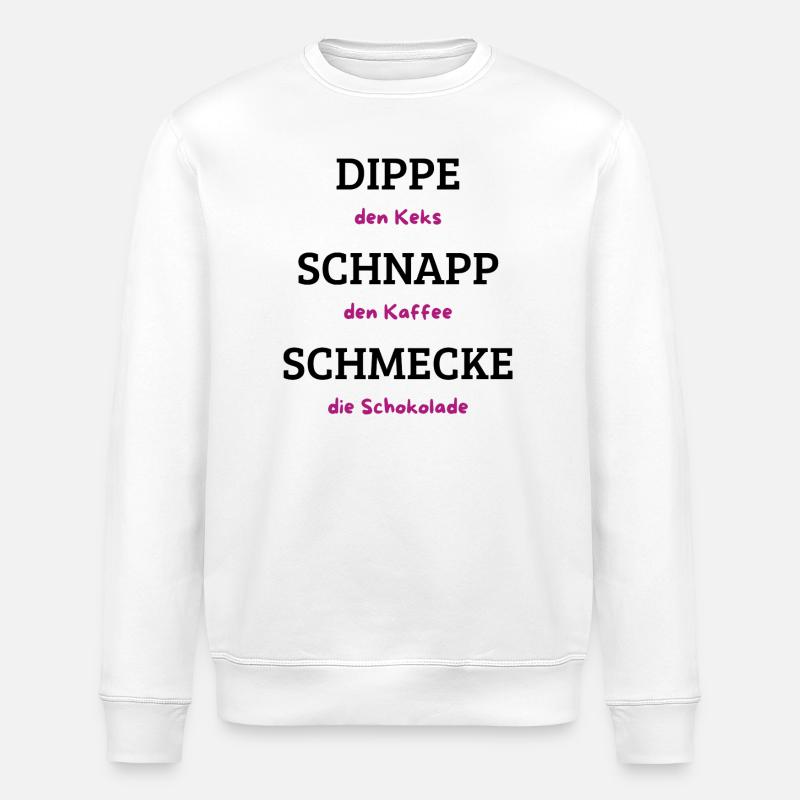 Keks Kaffee Schokolade - Stanley/Stella Unisex Bio-Sweatshirt ROLLER - Weiß