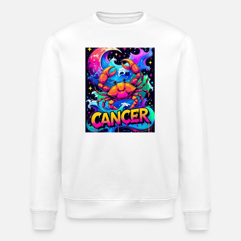 Krebs - Stanley/Stella Unisex Bio-Sweatshirt ROLLER - Weiß