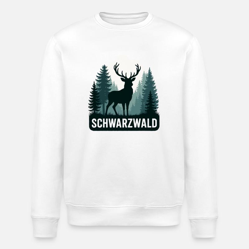 Schwarzwald - Stanley/Stella Unisex Bio-Sweatshirt ROLLER - Weiß