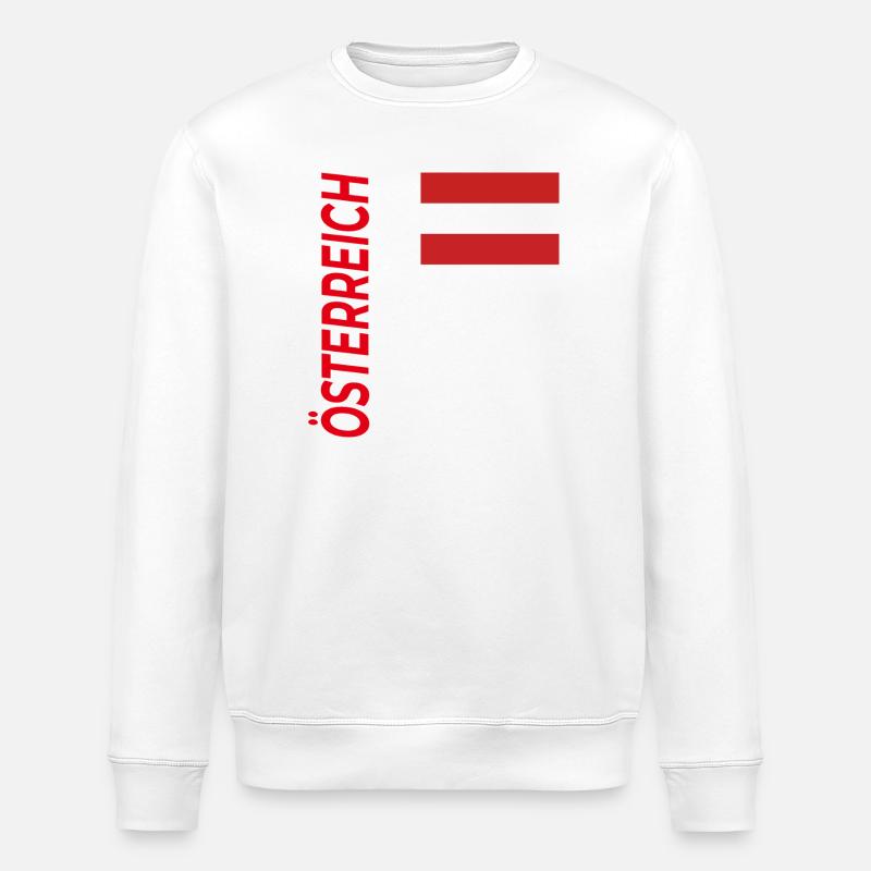 Lac Attersee - Sweat bio ROLLER Stanley/Stella Unisexe - blanc