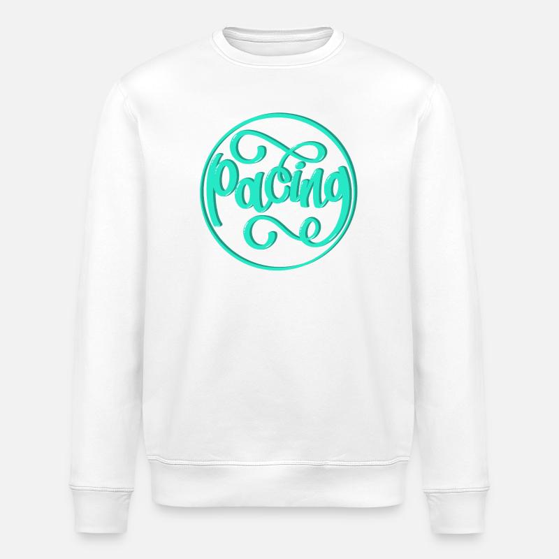 Rythme - Sweat bio ROLLER Stanley/Stella Unisexe - blanc