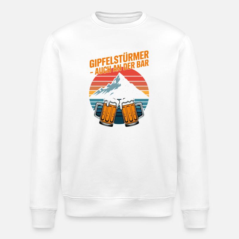 Bier am Berg - Stanley/Stella Unisex Bio-Sweatshirt ROLLER - Weiß
