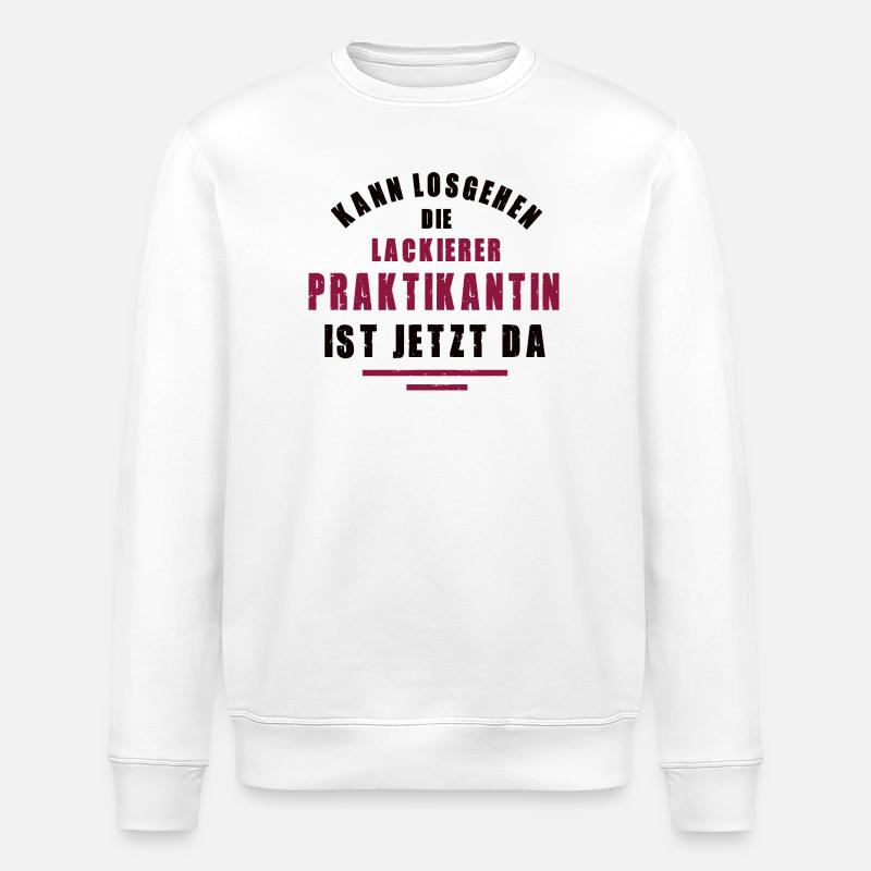 Intern Painter Paint Shop Internship - Stanley/Stella ROLLER Unisex Organic Sweatshirt - white