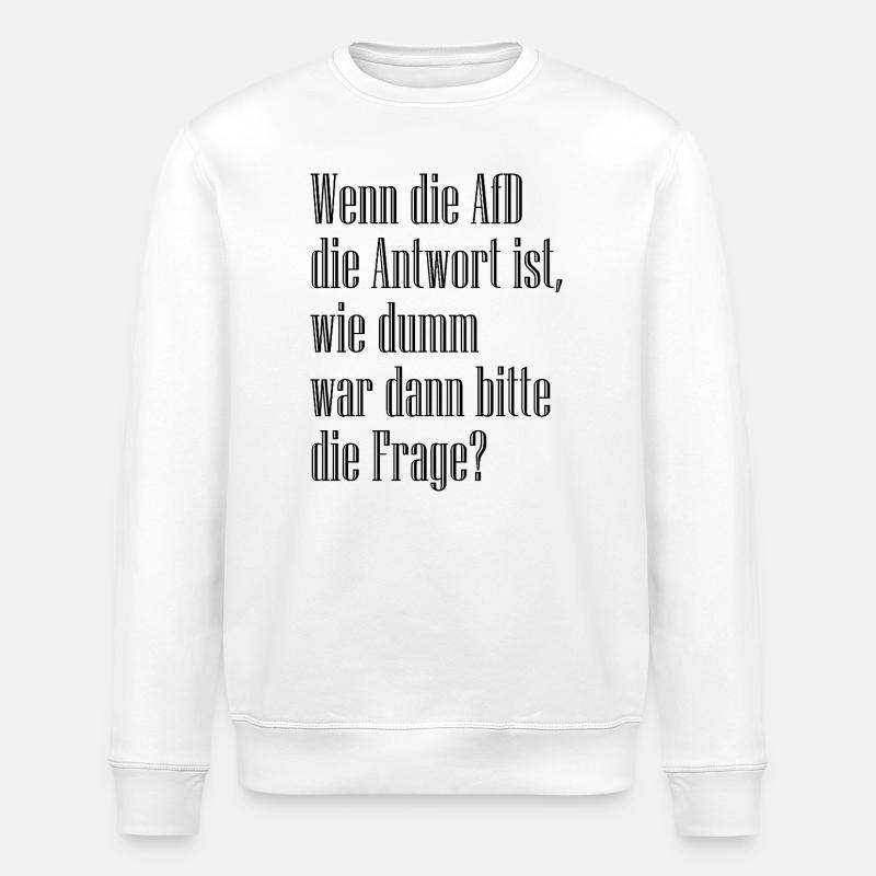 Frage - Stanley/Stella Unisex Bio-Sweatshirt ROLLER - Weiß
