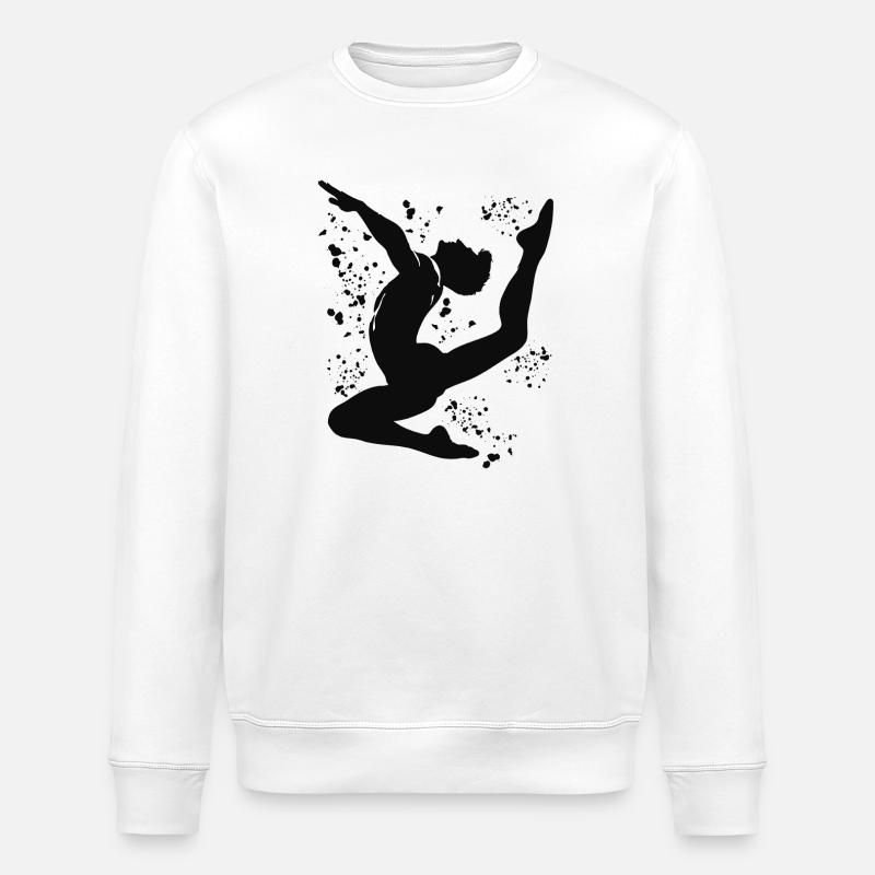 Turner Boden Kunstturnen - Stanley/Stella Unisex Bio-Sweatshirt ROLLER - Weiß