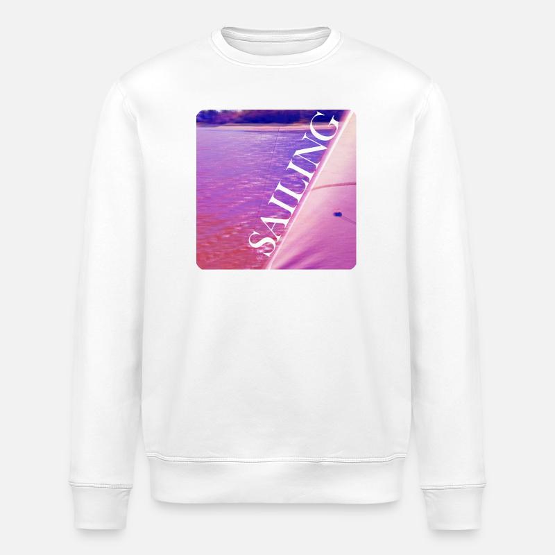 Voile - Sweat bio ROLLER Stanley/Stella Unisexe - blanc
