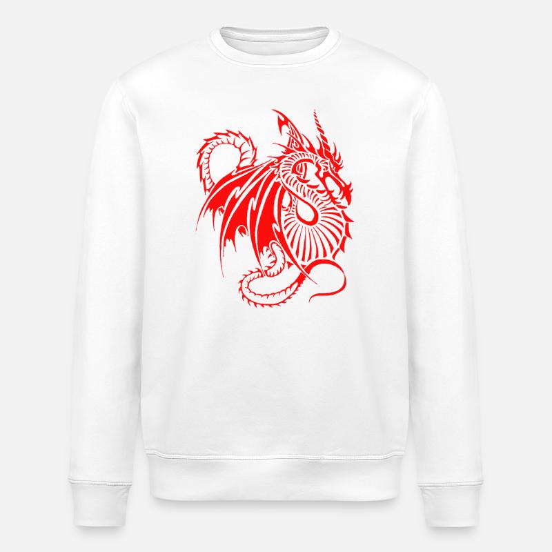 Cerf-volant - Sweat bio ROLLER Stanley/Stella Unisexe - blanc