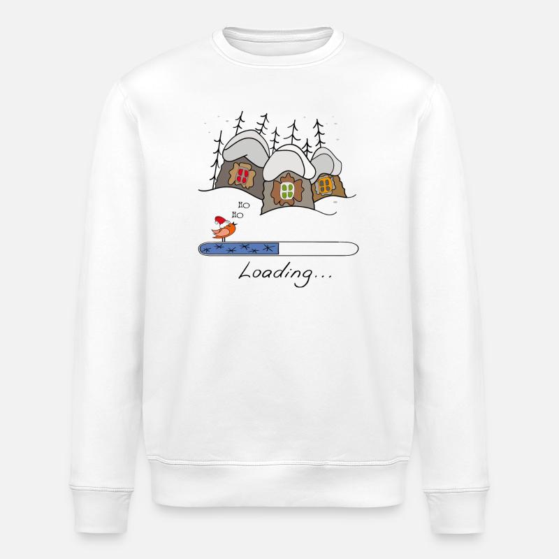 Weihnachtszeit Loading - Stanley/Stella Unisex Bio-Sweatshirt ROLLER - Weiß
