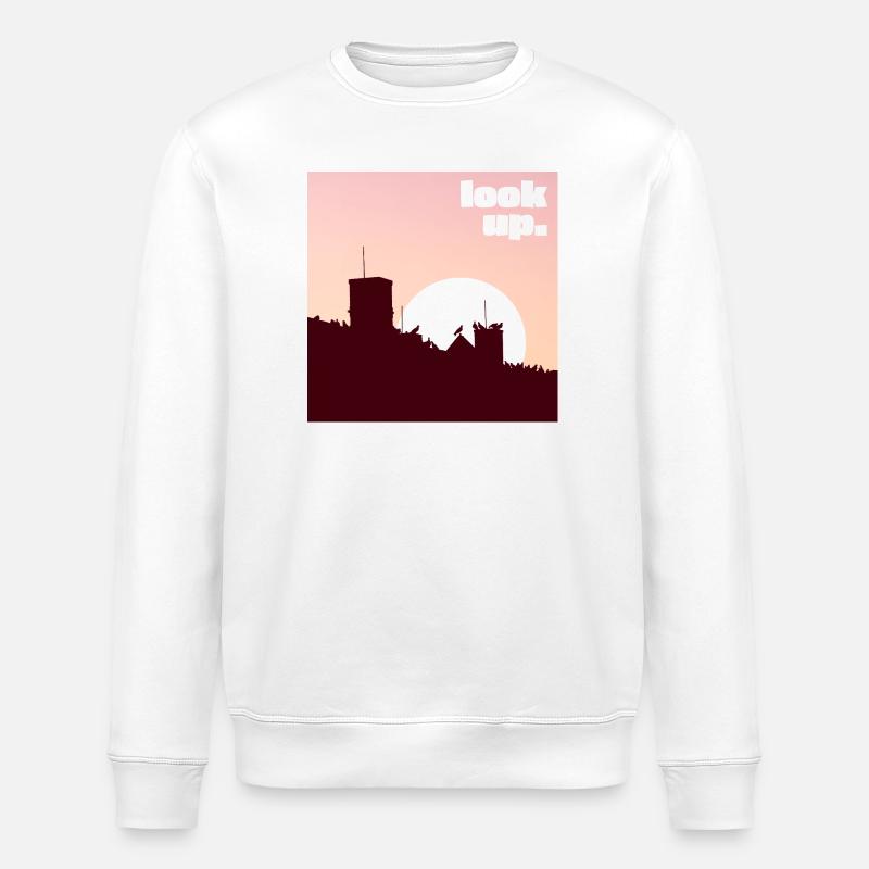 Look Up - Stanley/Stella Unisex Bio-Sweatshirt ROLLER - Weiß