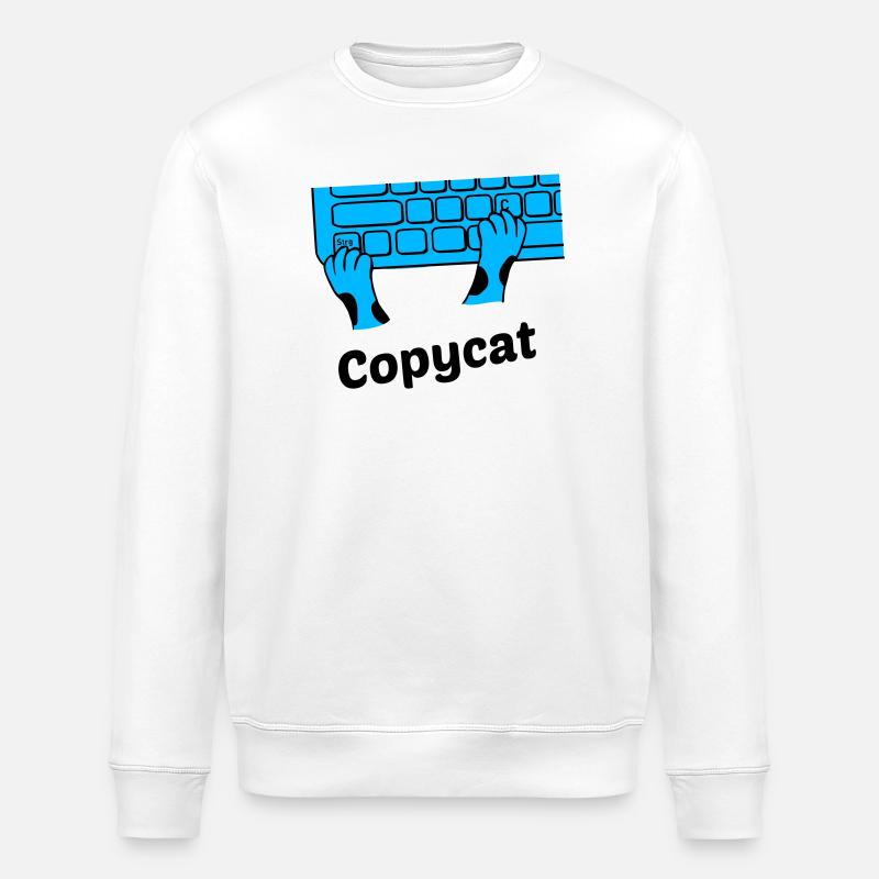 Copycat - Sweat bio ROLLER Stanley/Stella Unisexe - blanc