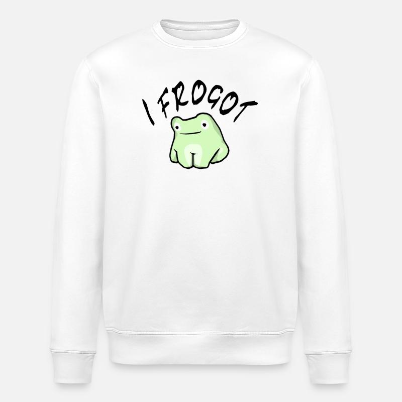 Frogot schwarz - Stanley/Stella Unisex Bio-Sweatshirt ROLLER - Weiß