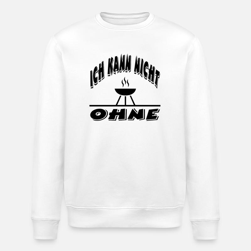 Grillen - Stanley/Stella Unisex Bio-Sweatshirt ROLLER - Weiß