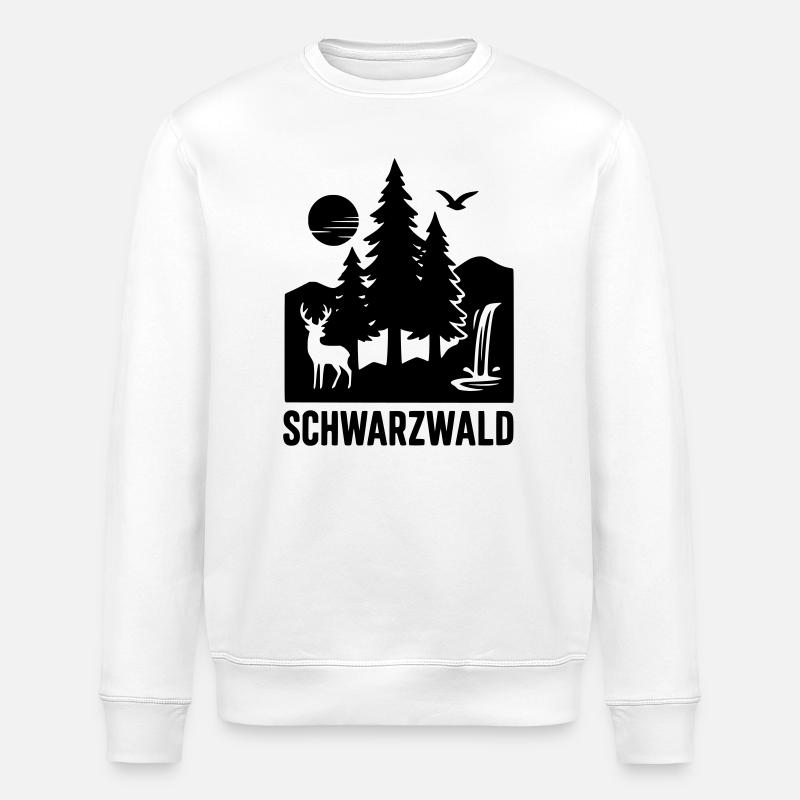 Black Forest - Stanley/Stella ROLLER Unisex Organic Sweatshirt - white