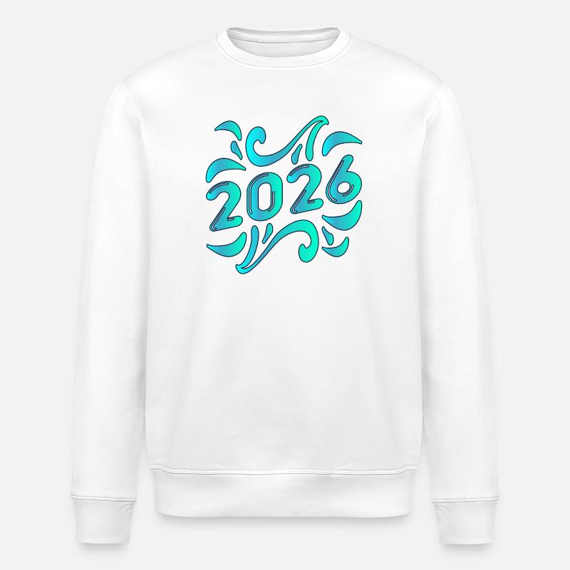 ANNÉE 2026 - Sweat bio ROLLER Stanley/Stella Unisexe - blanc