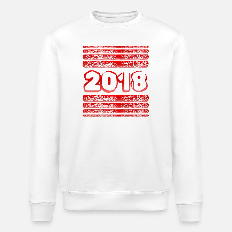 Jahr 2018 - Stanley/Stella Unisex Bio-Sweatshirt ROLLER - Weiß