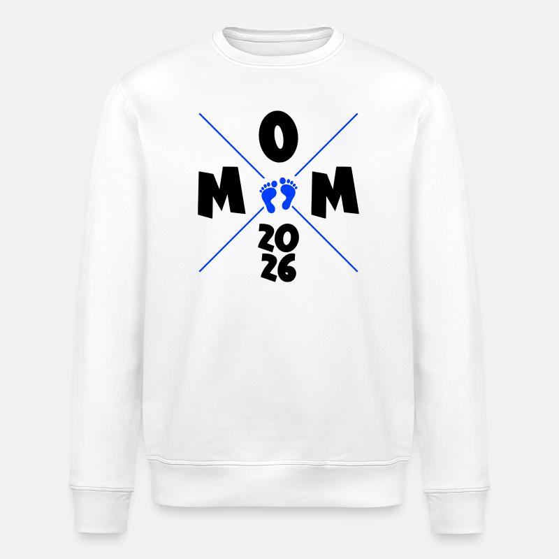 Mom 2026 - Stanley/Stella Unisex Bio-Sweatshirt ROLLER - Weiß
