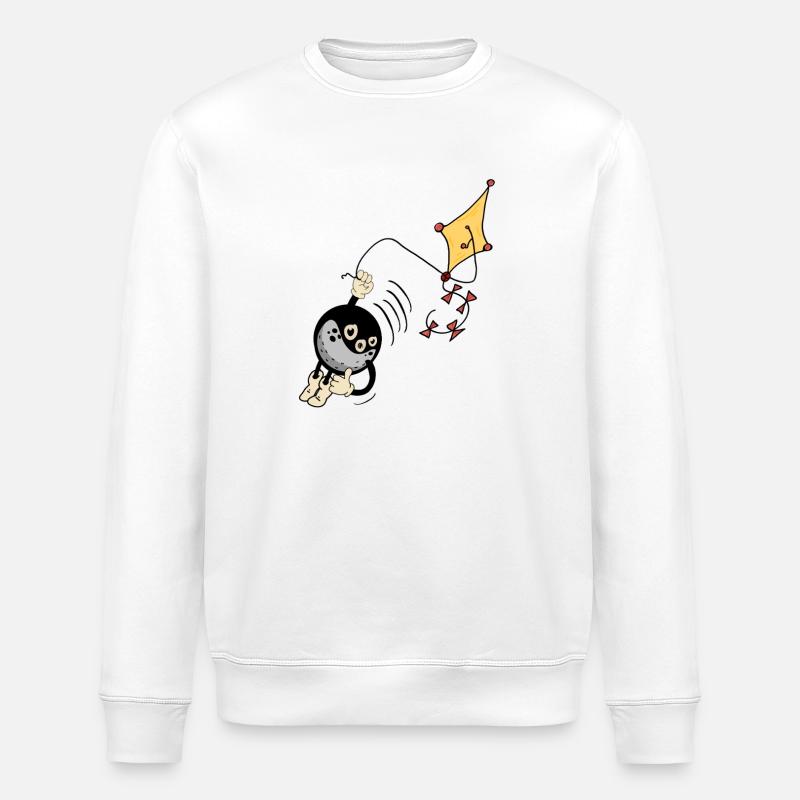 VOLANT - Sweat bio ROLLER Stanley/Stella Unisexe - blanc