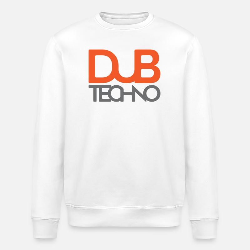 T-shirt Dub Techno Logo - Sweat bio ROLLER Stanley/Stella Unisexe - blanc