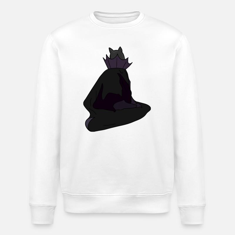 Beschattete Königin im Samtmantel - Stanley/Stella Unisex Bio-Sweatshirt ROLLER - Weiß