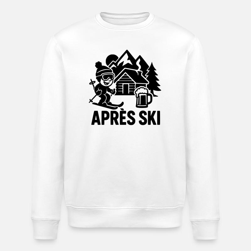 après ski outfit - Stanley/Stella Unisex Bio-Sweatshirt ROLLER - Weiß