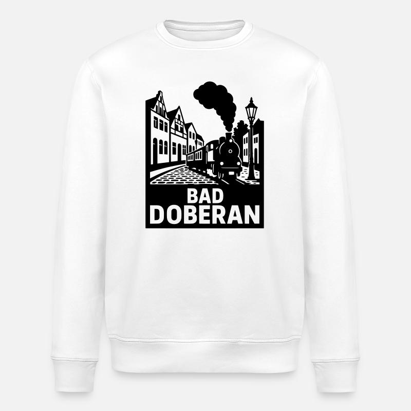 Bad Doberan - Stanley/Stella Unisex Bio-Sweatshirt ROLLER - Weiß