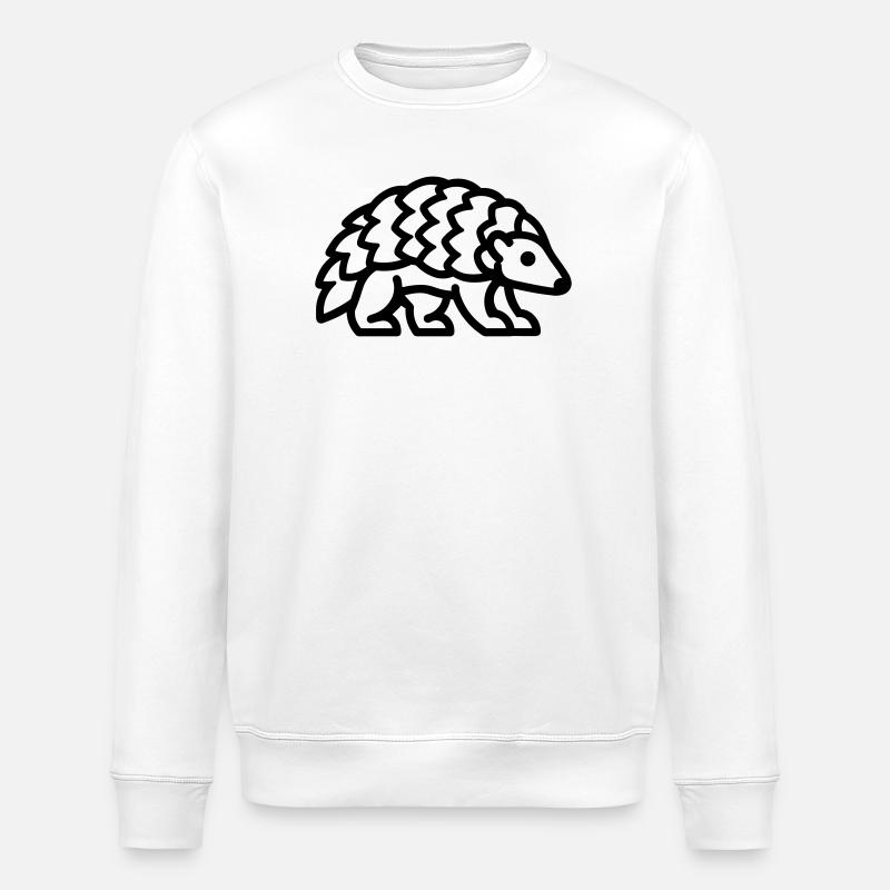 pangolin - Stanley/Stella ROLLER Unisex Organic Sweatshirt - white