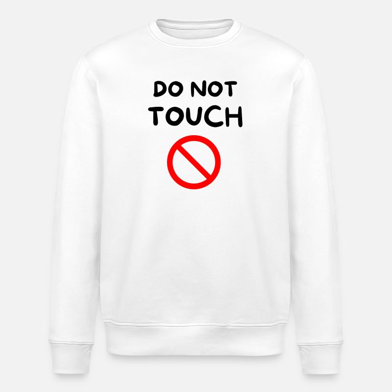 Ne pas toucher 🚫 - Sweat bio ROLLER Stanley/Stella Unisexe - blanc