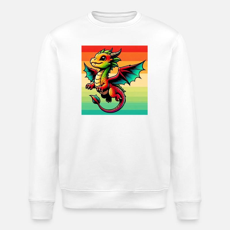 dragon - Sweat bio ROLLER Stanley/Stella Unisexe - blanc