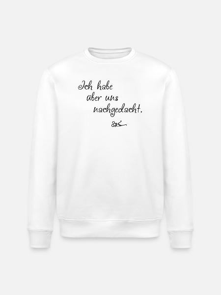 Ueber uns nachgedacht - Stanley/Stella Unisex Bio-Sweatshirt ROLLER - Weiß