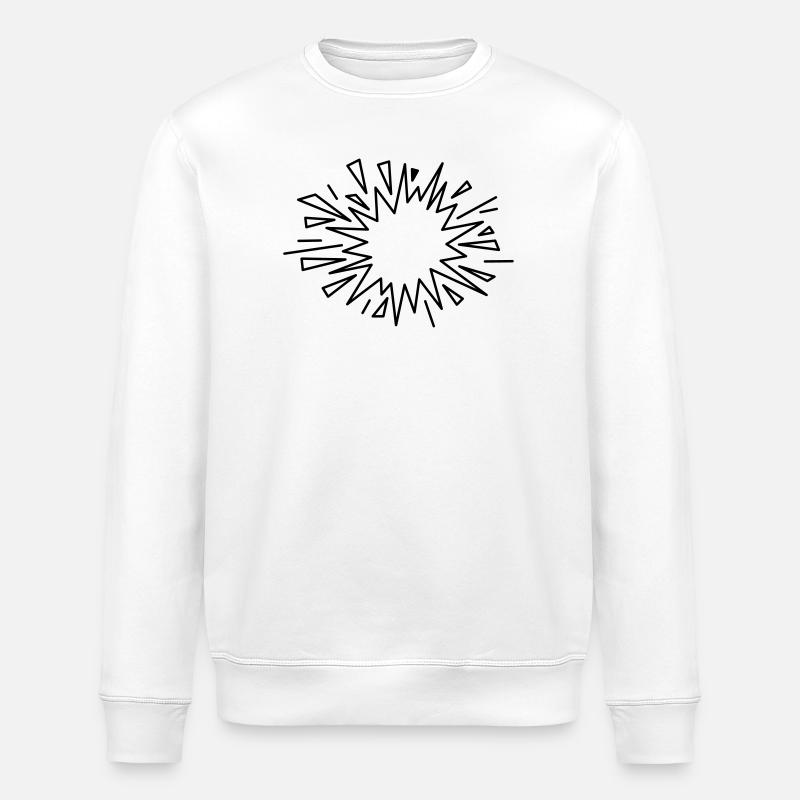 Comic Knall - Stanley/Stella Unisex Bio-Sweatshirt ROLLER - Weiß