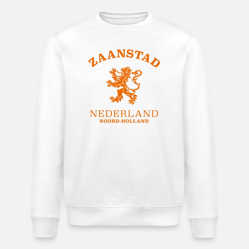 Zaanstad Netherlands Niederlande - Stanley/Stella Unisex Bio-Sweatshirt ROLLER - Weiß