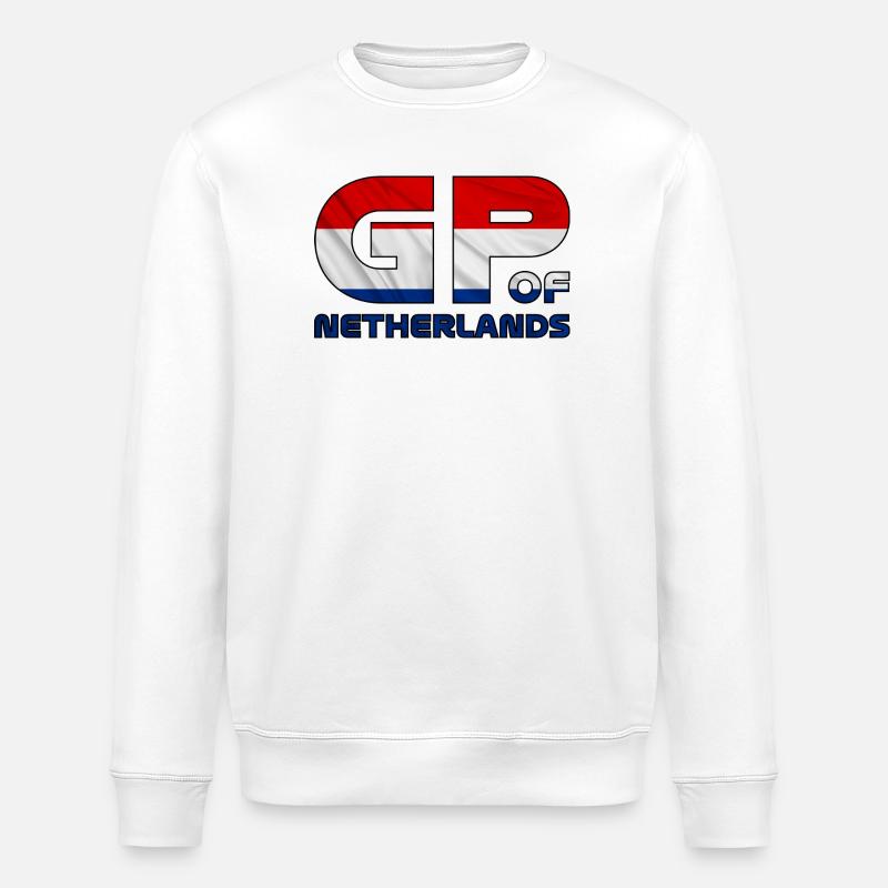 netherlands_gp - Stanley/Stella ROLLER Unisex Organic Sweatshirt - white