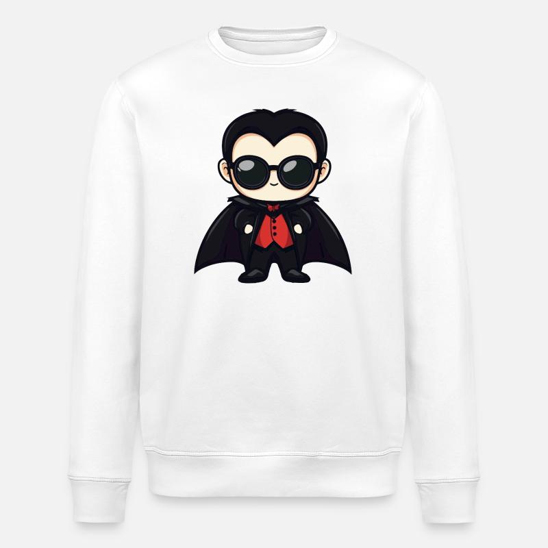 Vampire Halloween - Sweat bio ROLLER Stanley/Stella Unisexe - blanc