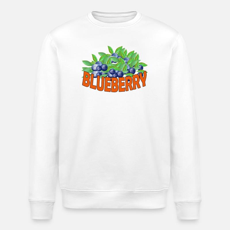 BLUEBERRY - Stanley/Stella Unisex Bio-Sweatshirt ROLLER - Weiß