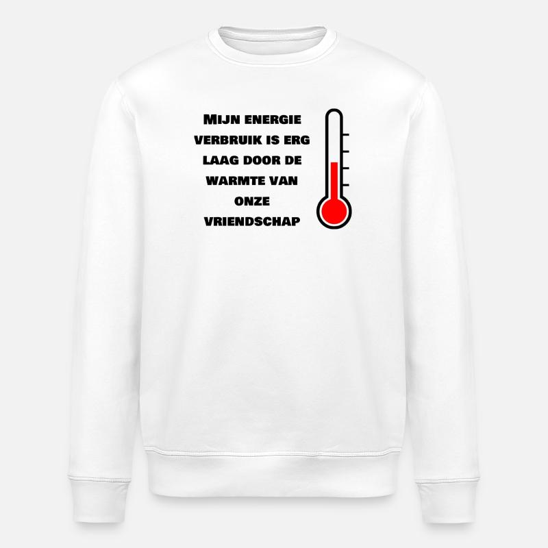 Geringer Energieverbrauch durch Freundschaft - Stanley/Stella Unisex Bio-Sweatshirt ROLLER - Weiß
