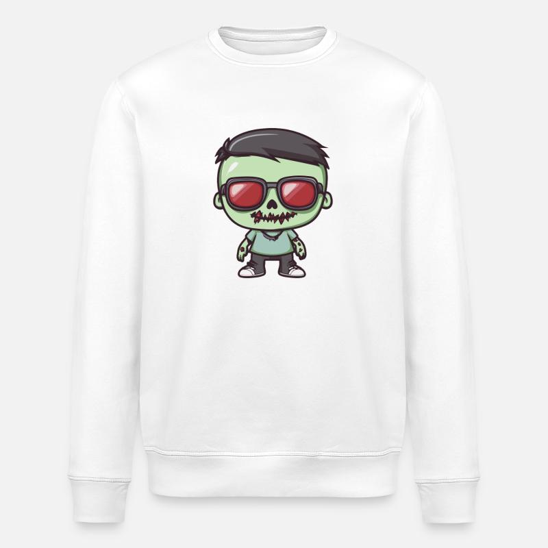 Zombie Halloween - Sweat bio ROLLER Stanley/Stella Unisexe - blanc