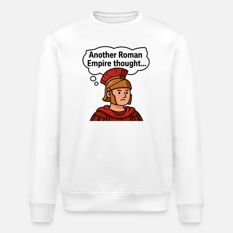 Römischer Krieger - Stanley/Stella Unisex Bio-Sweatshirt ROLLER - Weiß