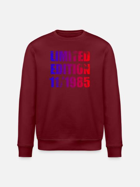 40e anniversaire Edition limitée 11/1985 - Sweat bio ROLLER Stanley/Stella Unisexe - blanc