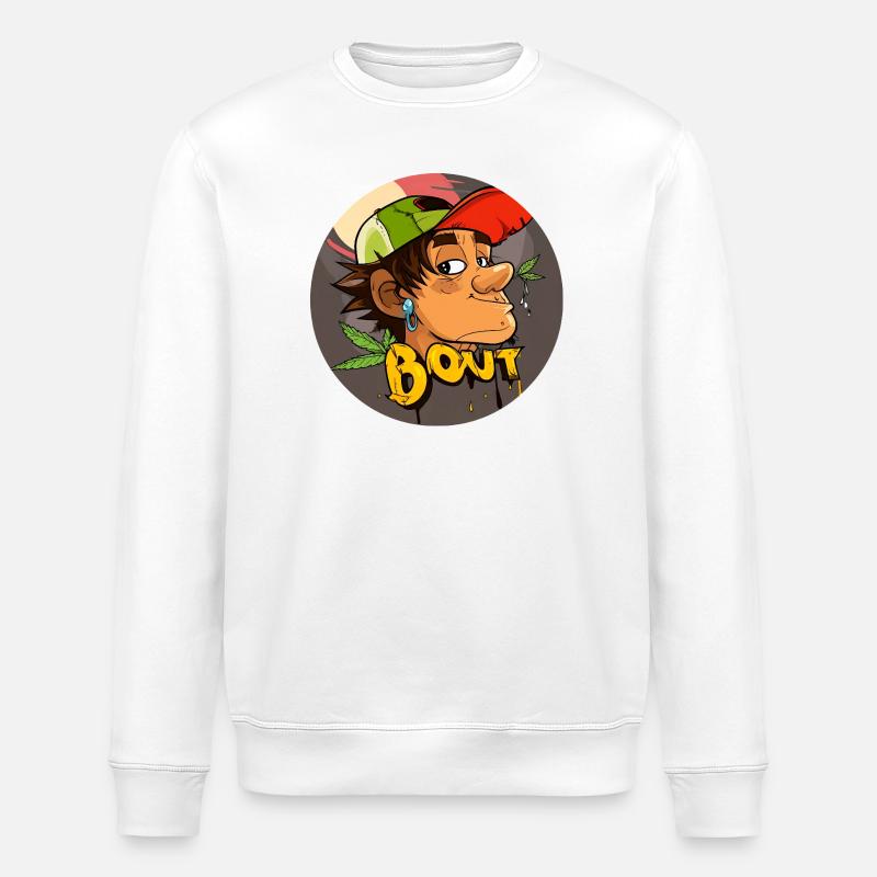 BOut Graffito - Stanley/Stella Unisex Bio-Sweatshirt ROLLER - Weiß