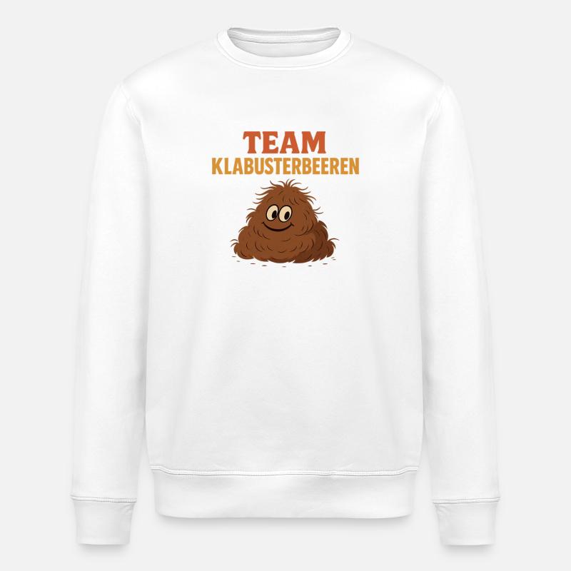 Team Klabusterbeeren  - Stanley/Stella Unisex Bio-Sweatshirt ROLLER - Weiß