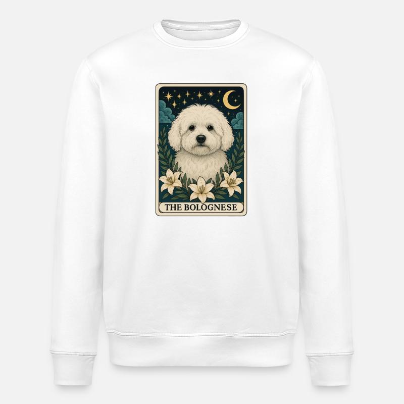Bologneser - Stanley/Stella Unisex Bio-Sweatshirt ROLLER - Weiß