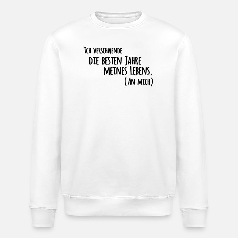 Les meilleures années - Sweat bio ROLLER Stanley/Stella Unisexe - blanc